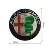 Für Alfa Romeo 2026 Heißer Aufkleber 74MM Auto Front Heck Emblem Kofferraum Abzeichen Aufkleber Ersatz Zubehör für Alfa Romeo Logo Giulia 15