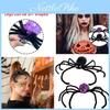 Spinnen-Haarklammern für Halloween Schwarz Lila Große Spinnenklauen-Clips für dickes dünnes Haar Dekorationen
