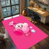 Kirby rutschfeste waschbare Fußmatte Dekor, Teppich für große Flächen, ideal für Schlafzimmer & Gamer-Zimmer Zuhause.-TING