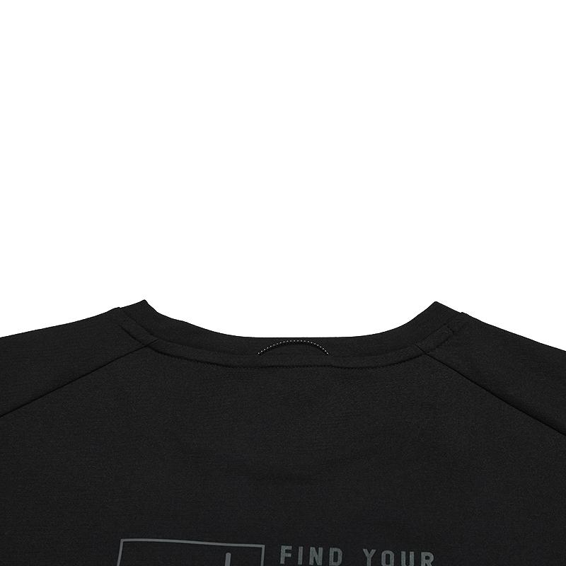 FILA Urban Explore Classic Casual Versatile Breathable Lightweight Stretch Round Neck Short Sleeve T-Shirt Men Tops A11M538107FBK