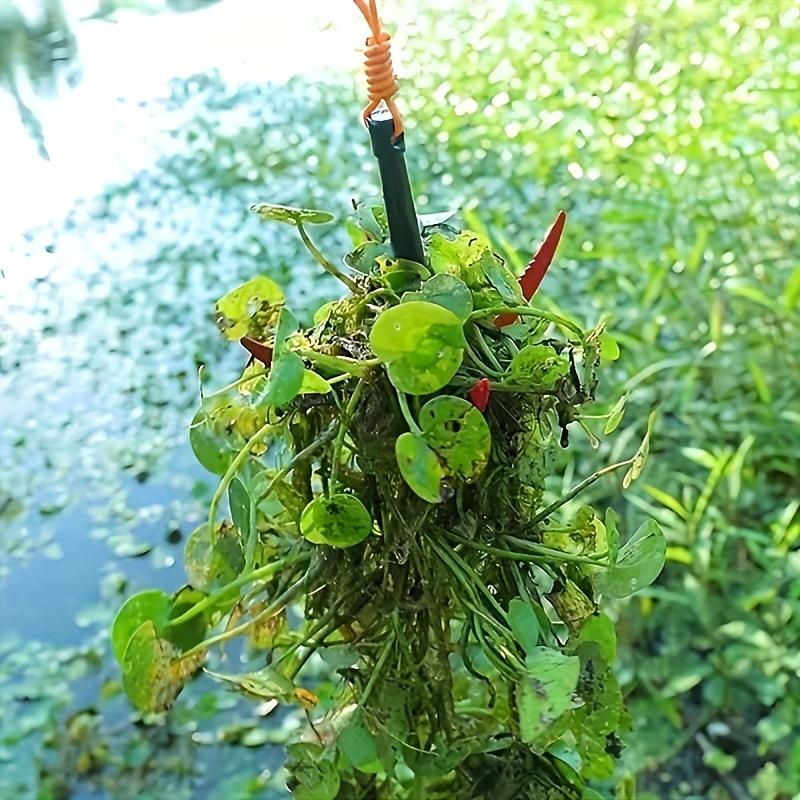 High-Efficiency Foldable Weed Remover with 393.7" Rope - Galvanized Iron, Easy Aquatic Plant Extraction, Includes Quad Anchor