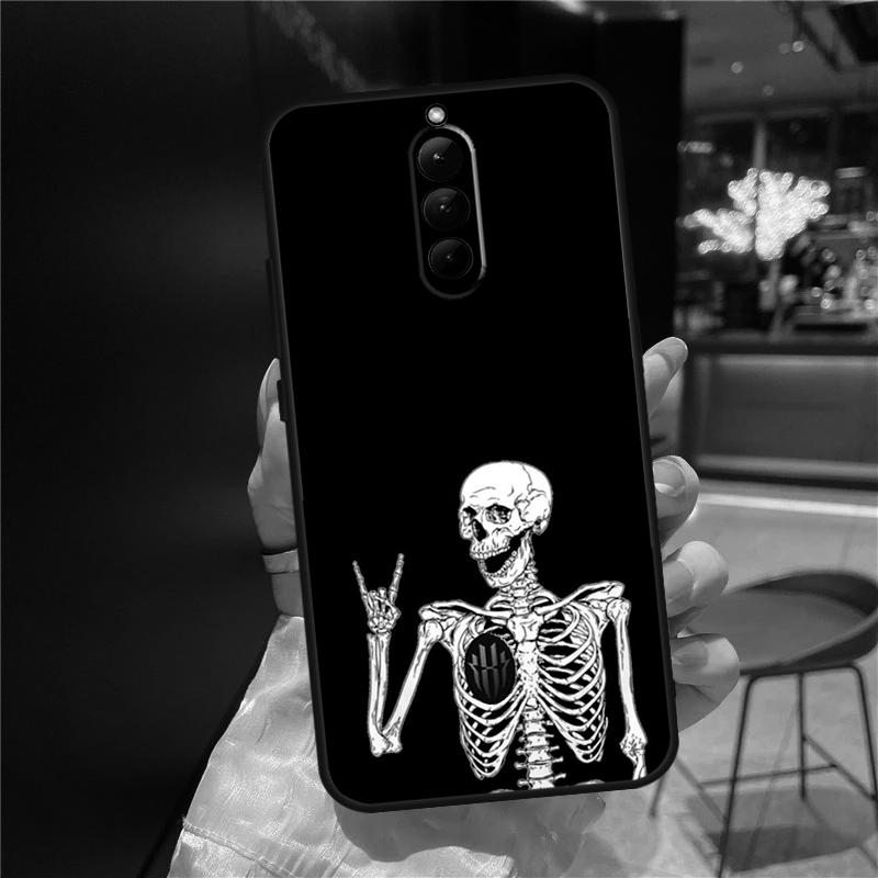 Rock and Roll Skull Case For ZTE Nubia Red Magic 8 8S 9 9S 10 10S 11 Pro Plus 6 7 6S 7S For RedMagic 10 Air Cover