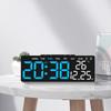 LED Display Digital Clock with Alarm Timer Date and Temperature Features for Modern Decoration