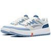 Li Ning Floating Leichte Niedrige Skateboard-Schuhe Herren Weiß Grau Blau AGCS077-3