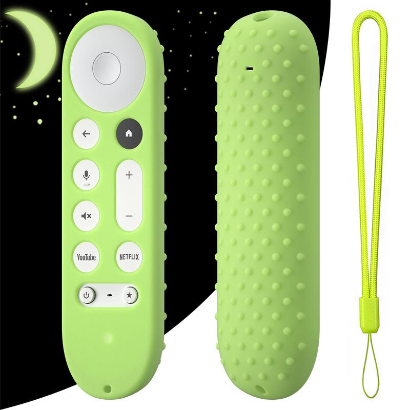 Soft Non-slip Silicone Case For Google TV Remote Control Protective Cover Shell for Streamer 4K TV 2025 Voice Remote Control