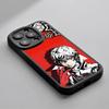P5 Hot Game Pattern Design Ins Phone Case For iPhone 16 15 14 13 12 11 Plus Pro Max Lambskin Silicone Cover Black