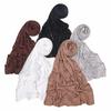 Glitter Shimmer Edge Stretch Shawl Soft Headband Turban New Headscarf  For Women
