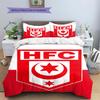 Hallescher FC Pattern Bedding,Quilt Set Quilt Cover Pillowcase Home Birthday Gift(1 * Duvet Cover + 2 * Pillowcase, Without Core)