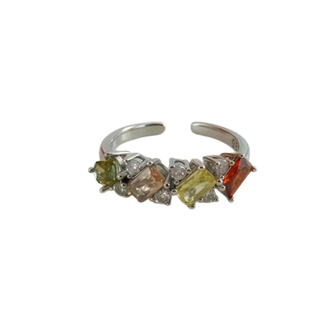 Korean Style High-End Zircon Women's Ring - Elegant, Versatile & Minimalist Design