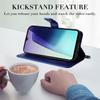 Für Xiaomi Poco C75 4G/Redmi 14R 5G/14C 4G Brieftaschenhülle Leder Handyhülle mit Blumen-Schmetterlings-Prägung Ständer