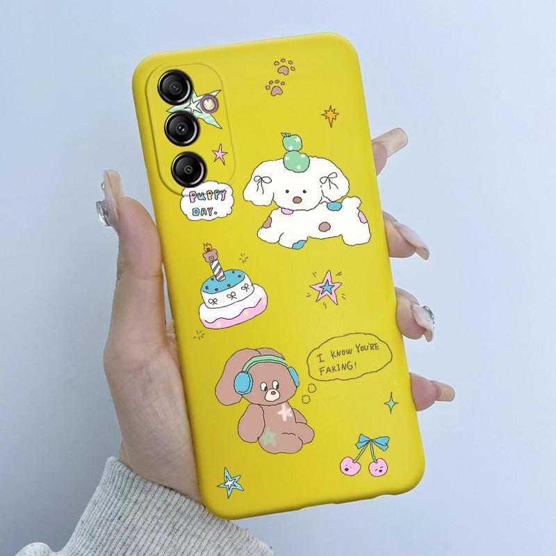 For Samsung Galaxy A14 4G Case A145 Soft TPU Silicone Cover Cute Astronaut Panda Phone Case For Samsung A14 5G A146B Coque Funda