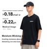 Li-Ning Outdoor Quick-Dry Cool Ice Feel Comfortable Loose Round Neck Short Sleeve T-Shirt Unisex Tops Black ATSW045-2