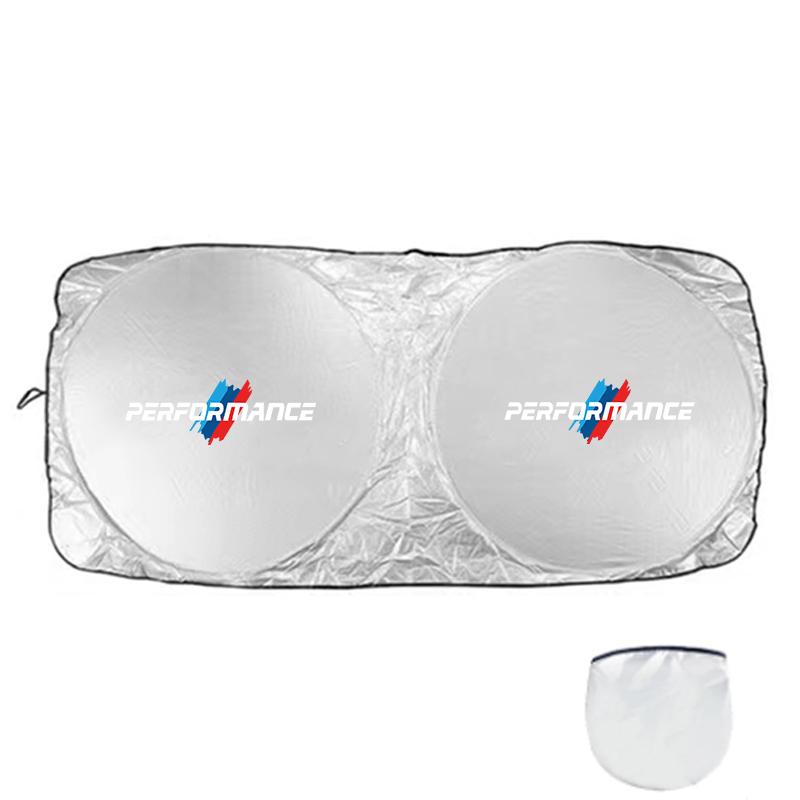 CTCE1 Keychain Car Windshield Sun Shade Cover Blocks Rays Protector Auto Interiors For BMW Performance F30 i4 F10 E90 F20 E46 E60 E70