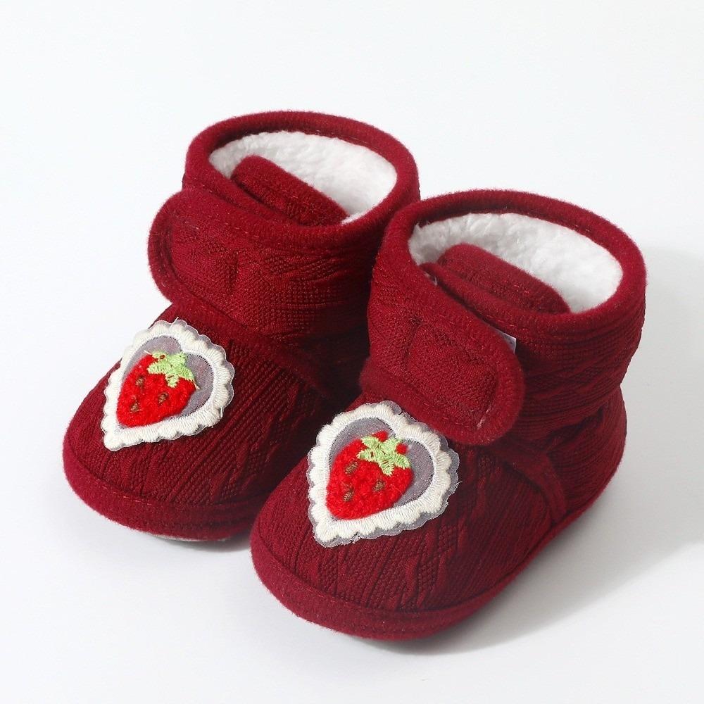 Warm Newborn Baby Shoes Cotton Infant First Walking Shoes Cute Baby Footwear