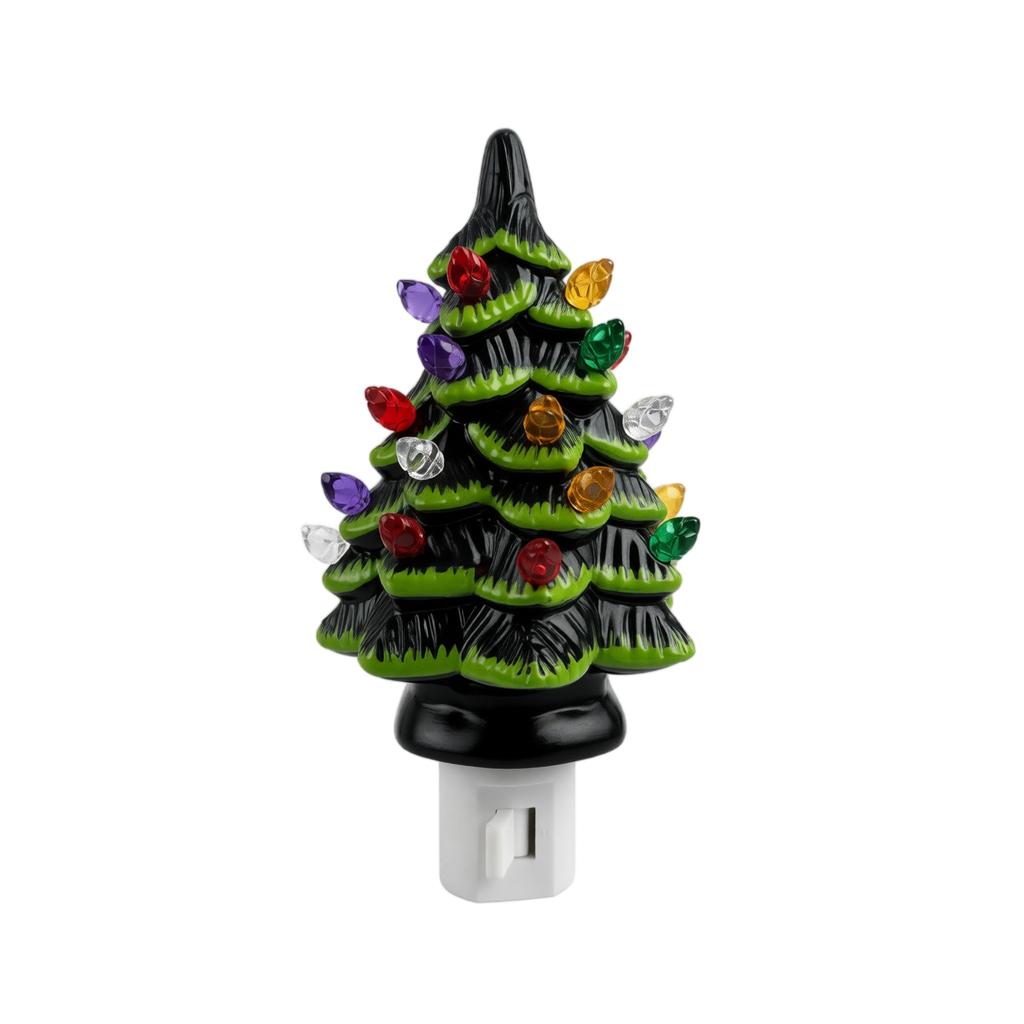 Christmas Tree Cover Decorative US Socket Cover for Holiday Home Wall Decor