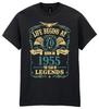 Life Begins At 18-80 Mens Birthday T-Shirt Legend Choose Age 18th 21st 50th 70th