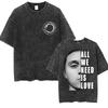 Vintage Washed Canserbero Logo 2025 Merch T Shirts Rap Gothic Style Hip Hop Short Sleeve Tshirt Men Women Casual Oversized Tees