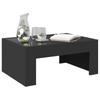 Infinity LED Coffee Table in Black 70 x 50 x 30 cm