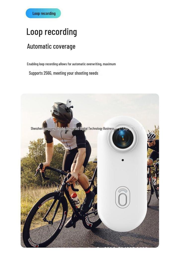 WIFI Magnetic Back Clip Sports Camera H88: Portable Pet Vlog Recorder