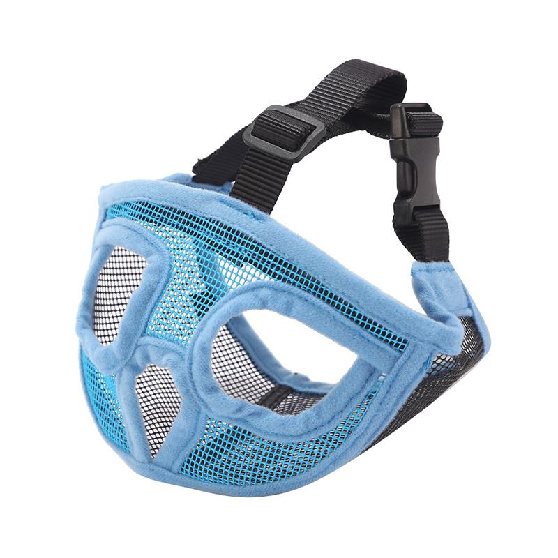 Outdoor Prevent Stealing Biting Dog Muzzle for Dogs Mesh Breathable French Bulldog Pug Face Mask Mascotas Accessories Products