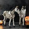 Skeleton Horse Figurines Halloween Terrifyingly Realistic Horror Desktop Decoration Creative and Unique Gift Idea
