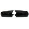 Car Side Rearview Mirror Cover Fits For VW Golf 4 MK4 GTI R  / Bora Jetta Passat B5 1997-2004 OX Horn Rear View Caps Trim