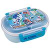 Children's Bento Box, 360ml Capacity, with a Fluffy Lid, Made In Japan, Single Tier, Dishwasher and Microwave Safe, Sonic Design, for Boys (QAF