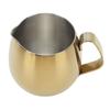 Coffee Milk Cup Stainless Steel Milk Frothing Pitcher Cappuccino Latte Art Milk Jug Cup Golden