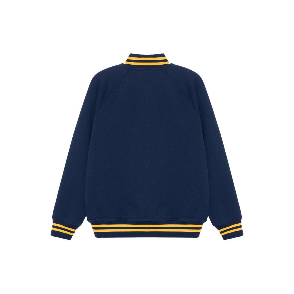 Polo Ralph Lauren Letter Embroidery Striped Trim Single-Breasted Jacket Men Jackets Dark-Blue 710878501-001