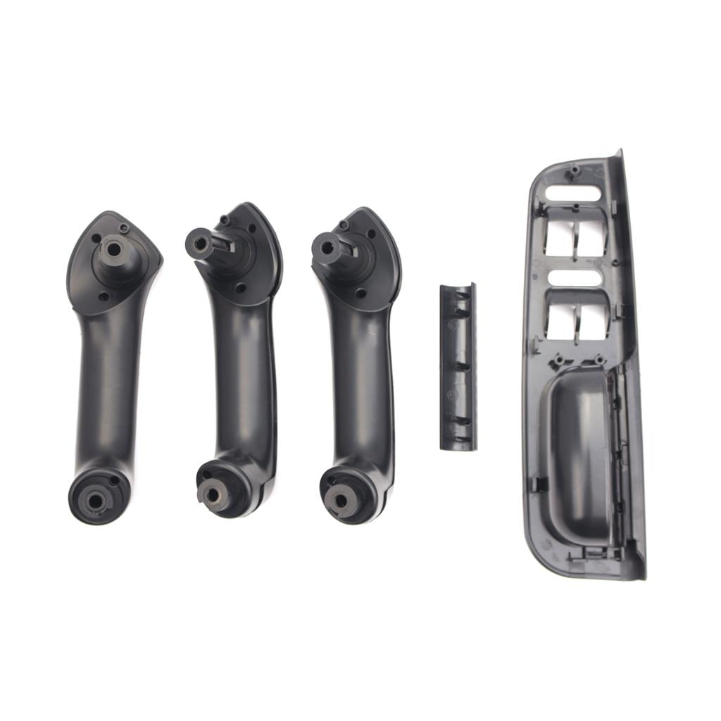 5PCS Black Car Interior Door Pull Grab Handle Kits For VW Bora Golf 4 MK4 Jetta 1999 2000 2001 2002 2003 2004 3B2867171E