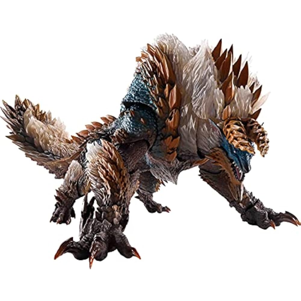 TAMASHII NATIONS S.H. Monster Arts Monster Hunter World: Iceborne Jinooga approx. 285mm ABS & PVC...
