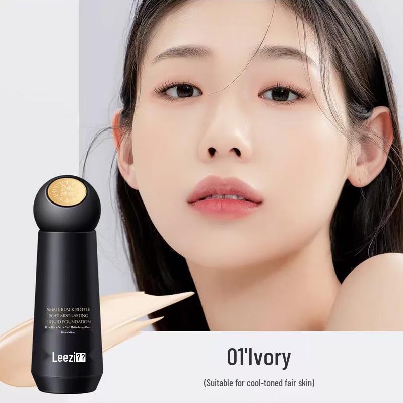 Leezi Little Black Bottle Soft Mist Long-lasting Foundation