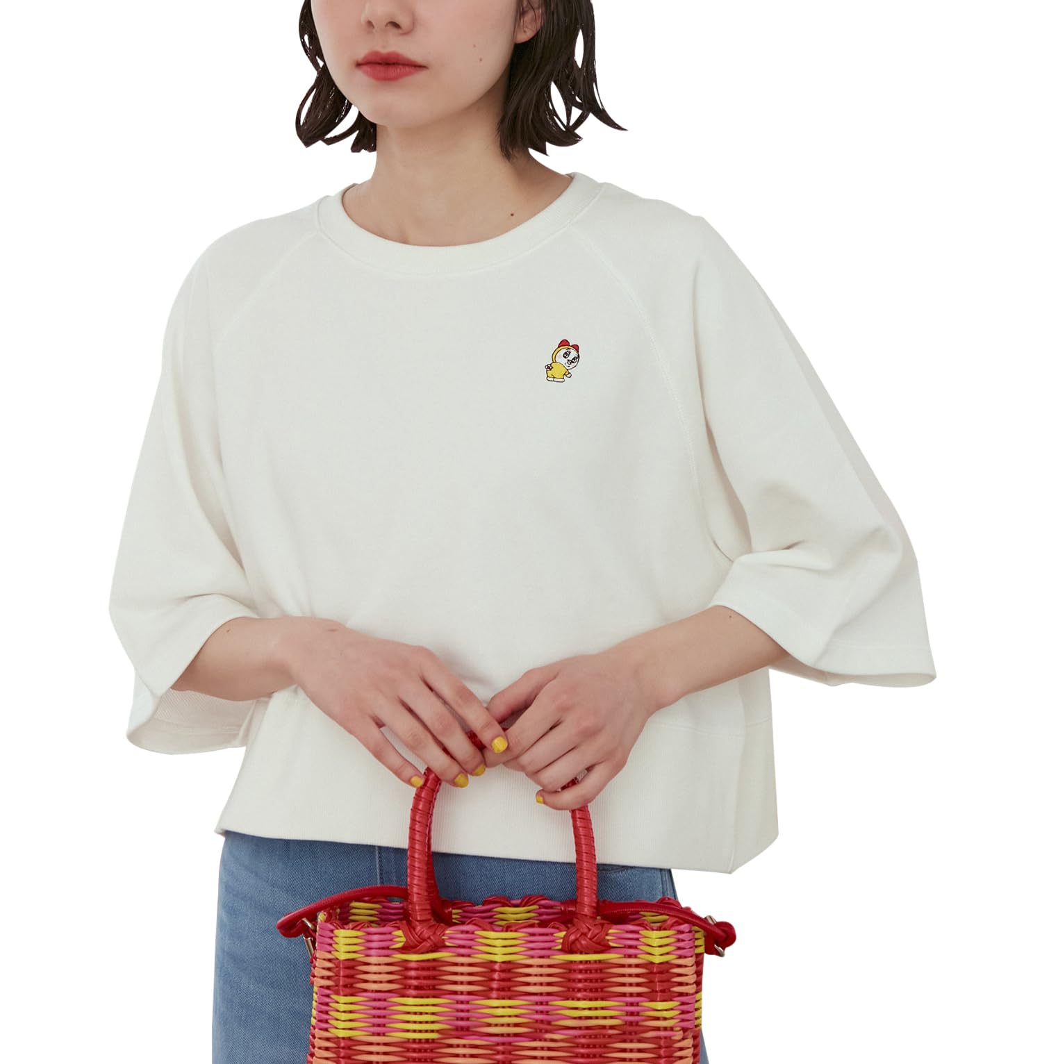 

ROPE PICNIC R DRAMI Collaboration Fleece White Women s Top, GSM14900, (10)