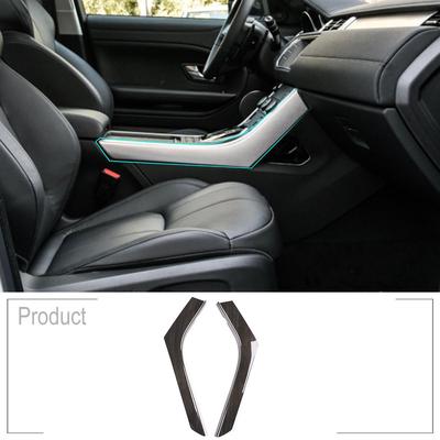 ABS Chrome Plastic Center Side Dashoboard U Shape Panel Cover Trim Car Accessories black For Land Rover Range Rover Sport 2014-2020