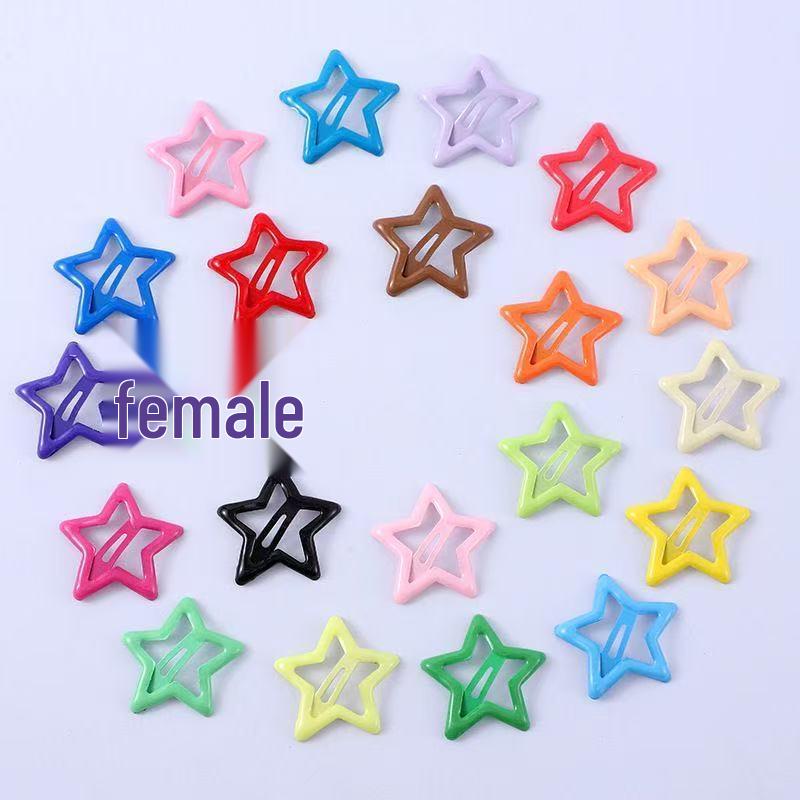 4cm Dopamine Star Hair Clip: Trendy Hairpin for Women & Babies 2025