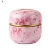 Tea Holding Jar Wide Application Bright-colored Multicolor Attractive Sturdy Anti-cracking Chocolate Can for Home