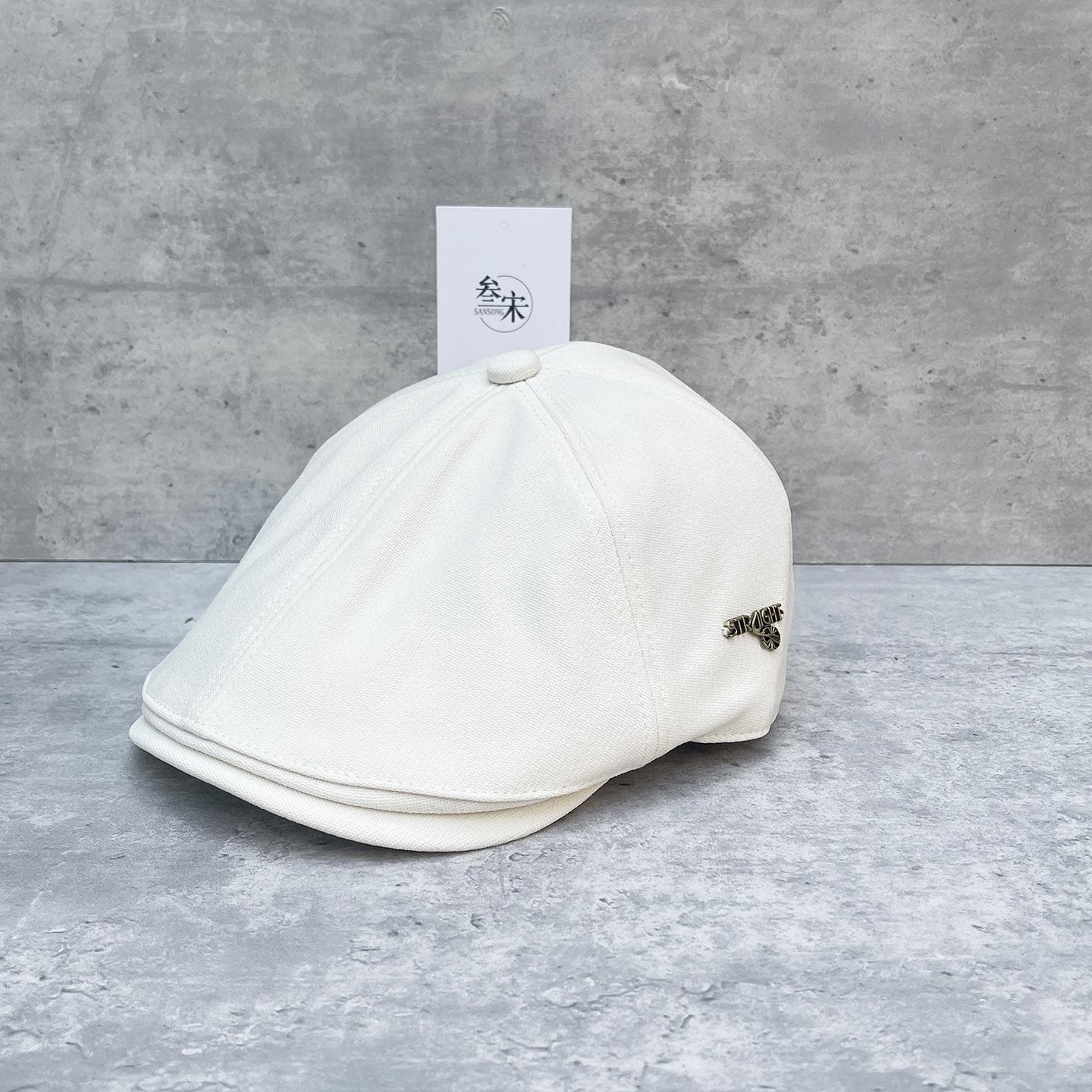 

25 Stylish Small V Face High Quality Deep Top Beret Forward Hat Female Cap Street Beret M（56-58cm）