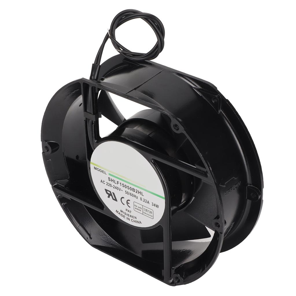 Cooling Fan 172mm Dual Ball Bearing Heat Resistant Case Fan for Heater Oven Drying Box Humidifiers 220‑240V