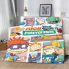 Cartoon R-Rugrats Printed Blanket Picnic Blankets Warm Blanket Soft and Comfortable Blanket Home Travel Birthday Gift