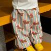 Kids Summer Lightweight Loose Fit Anti Mosquito Printed Pants for Boys and Girls