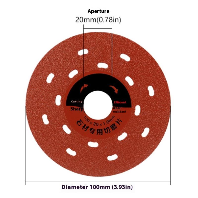 

1Pcs Rock Slab Cutting Disc Rock Slab Grinding Disc For Angle Grinder Abrasive Wheel Polishing Pad Trimmer Saw Blades