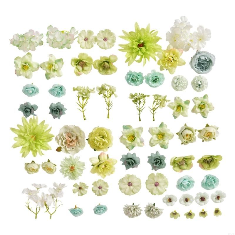 40/61 шт. Искусственные бутоны цветов Реалистичные бутоны цветов 4-10 см для свадебных букетов Украшение верхушки торта Цветочные композиции