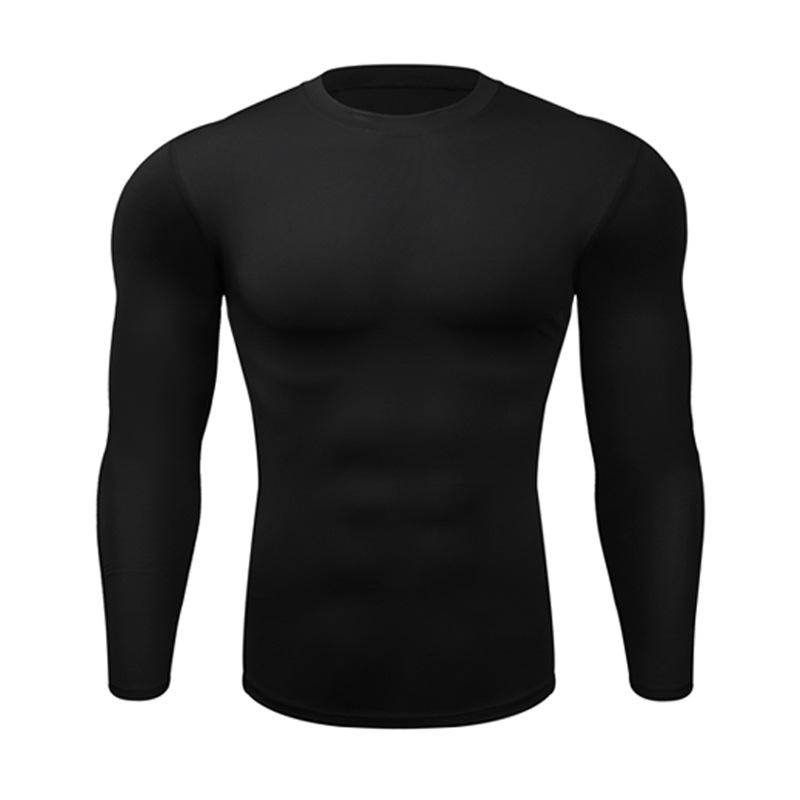 Men's PRO Sports Tight Long Sleeve Running Shirt - Quick-Drying & Sweat-Wicking Fitness Top