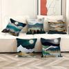 Nordic Abstract Geometric Mountain Pillow Cover Sofa Cushion Cover Home Room Decoration Children Gift