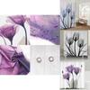 Beautiful 3d Mart Waterproof Lotus Print Bathroom Polyester Shower Curtain With 12 Hooks For Effortless Bathroom Makeover