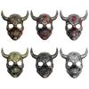 Goat Head Skull Mask Devil Demons Mask Cosplay Halloween Costumes Haunted House Decors Prop Masquerade Mask Women Men