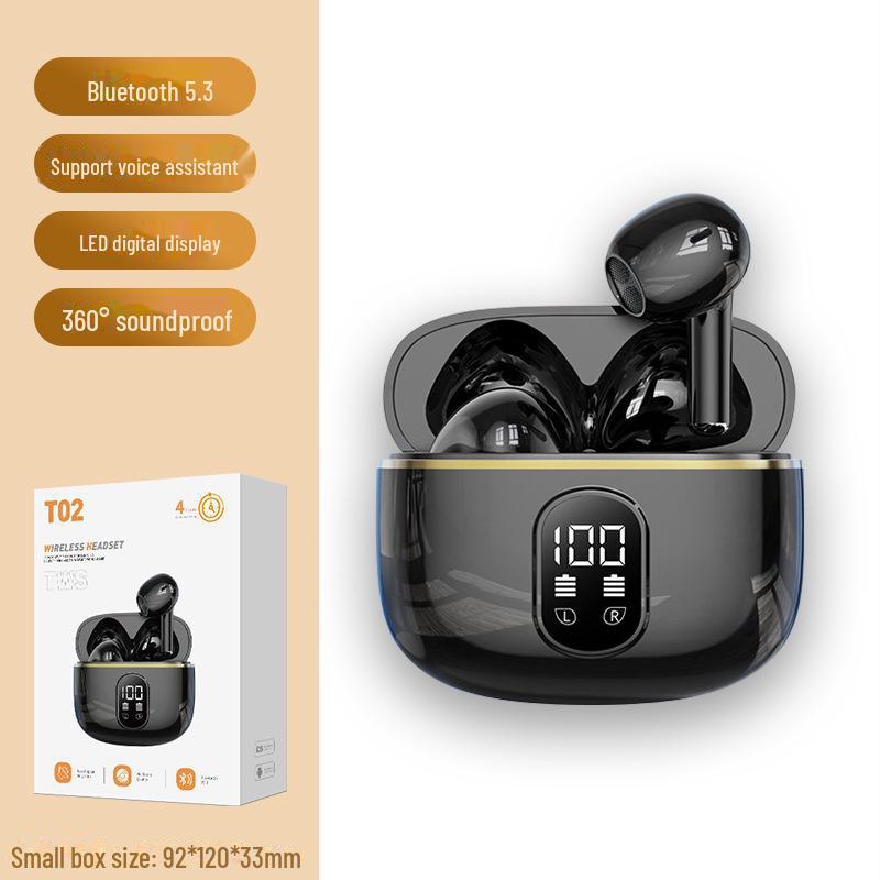 

T02 Macaron True Wireless Binaural Stereo Bluetooth Headset with Charging Case T02 TWS Bluetooth headset