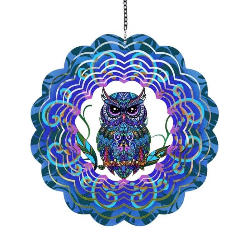 Weatherproof Iron Wind Chime Spinner Art Suitable For Holiday Outdoor Indoor Hanging Decoration Women Mother Day Present