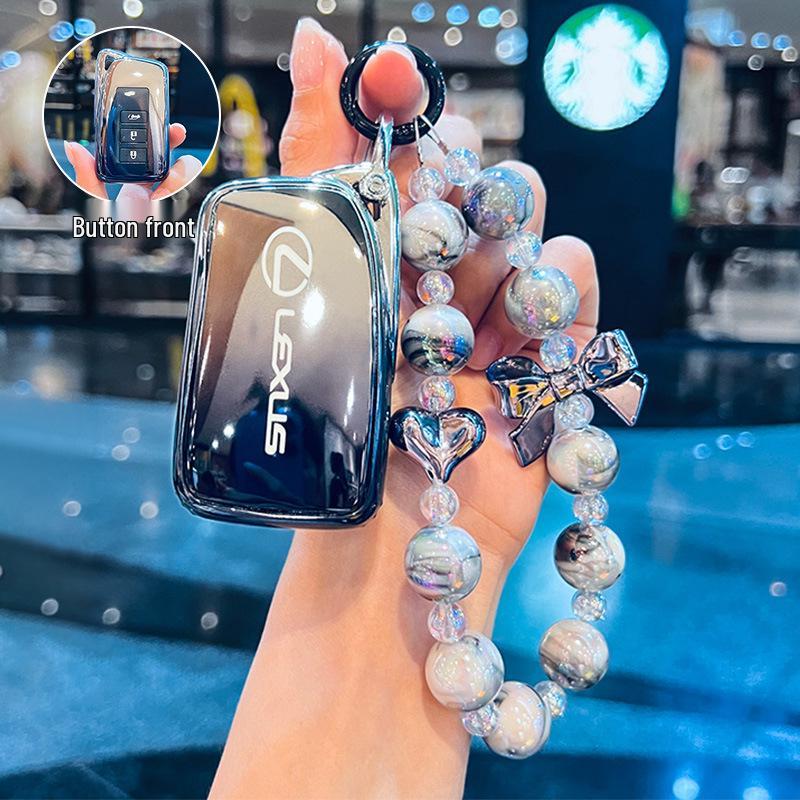 Key Case for Lexus RX300H, NX300, ES250, LX570, and ES200 Models