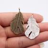 Feathers Leaf Nature Charm Antique Bronze Zinc Alloy Jewelry Making Supplies Bracelet Making Style Pendants